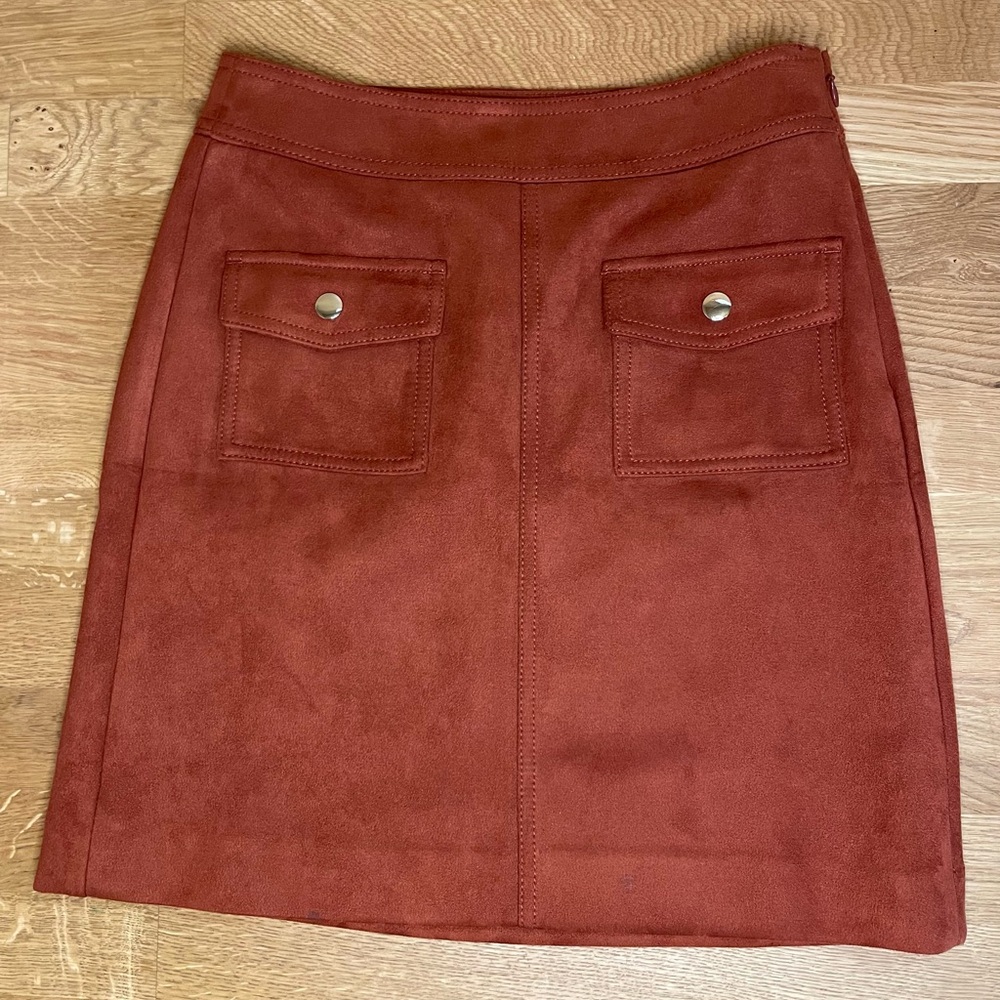 LOFT Faux Suede Skirt Size 00P